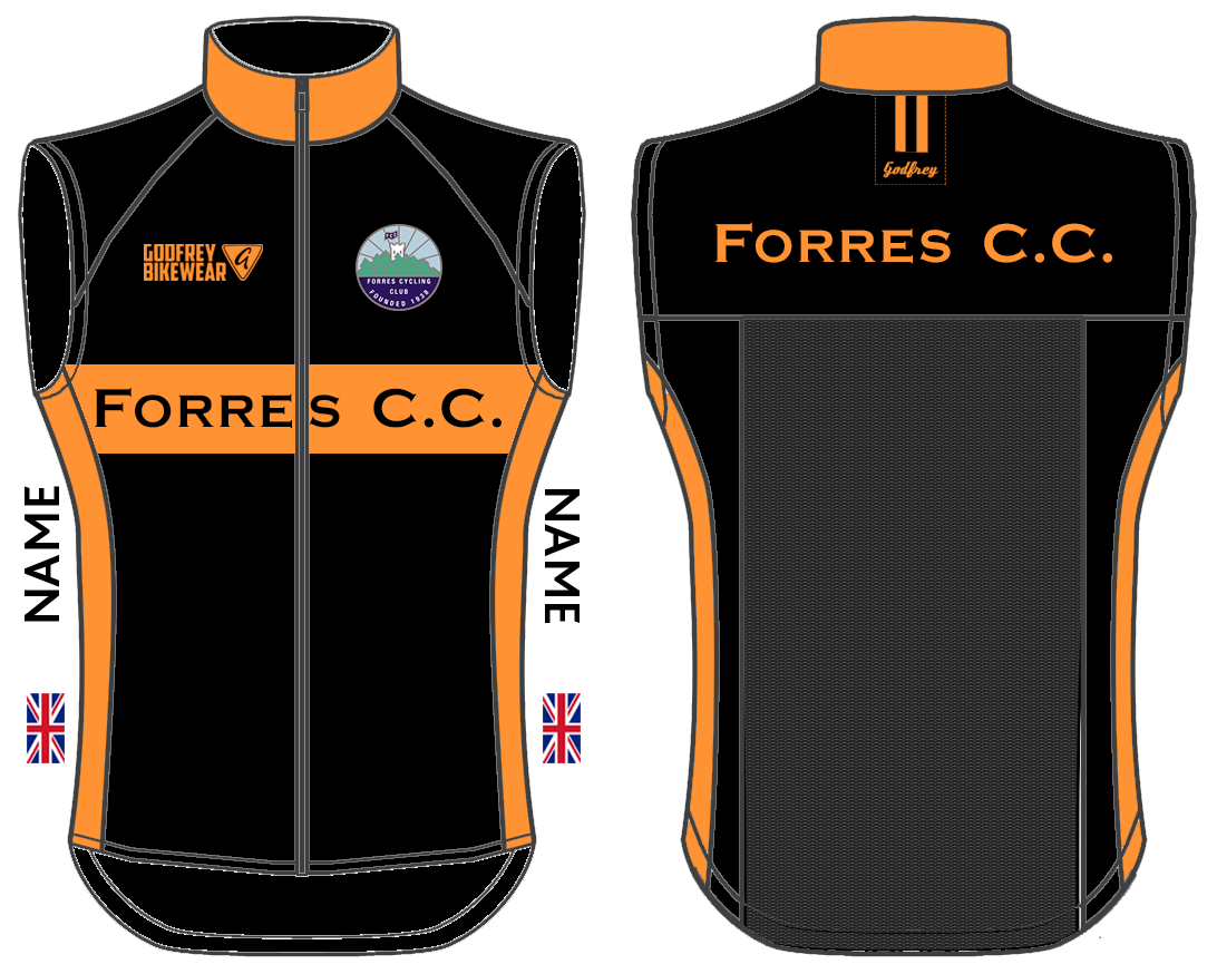 Custom Full-Zip Cycling Gilet (Unlined)