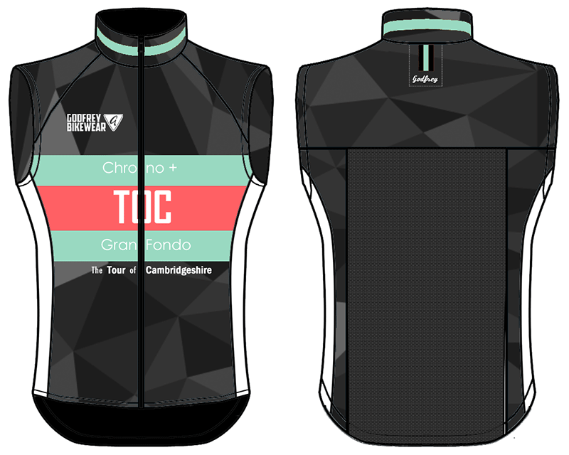 Full-Zip Cycling Gilet (Unlined) - TOC 2019