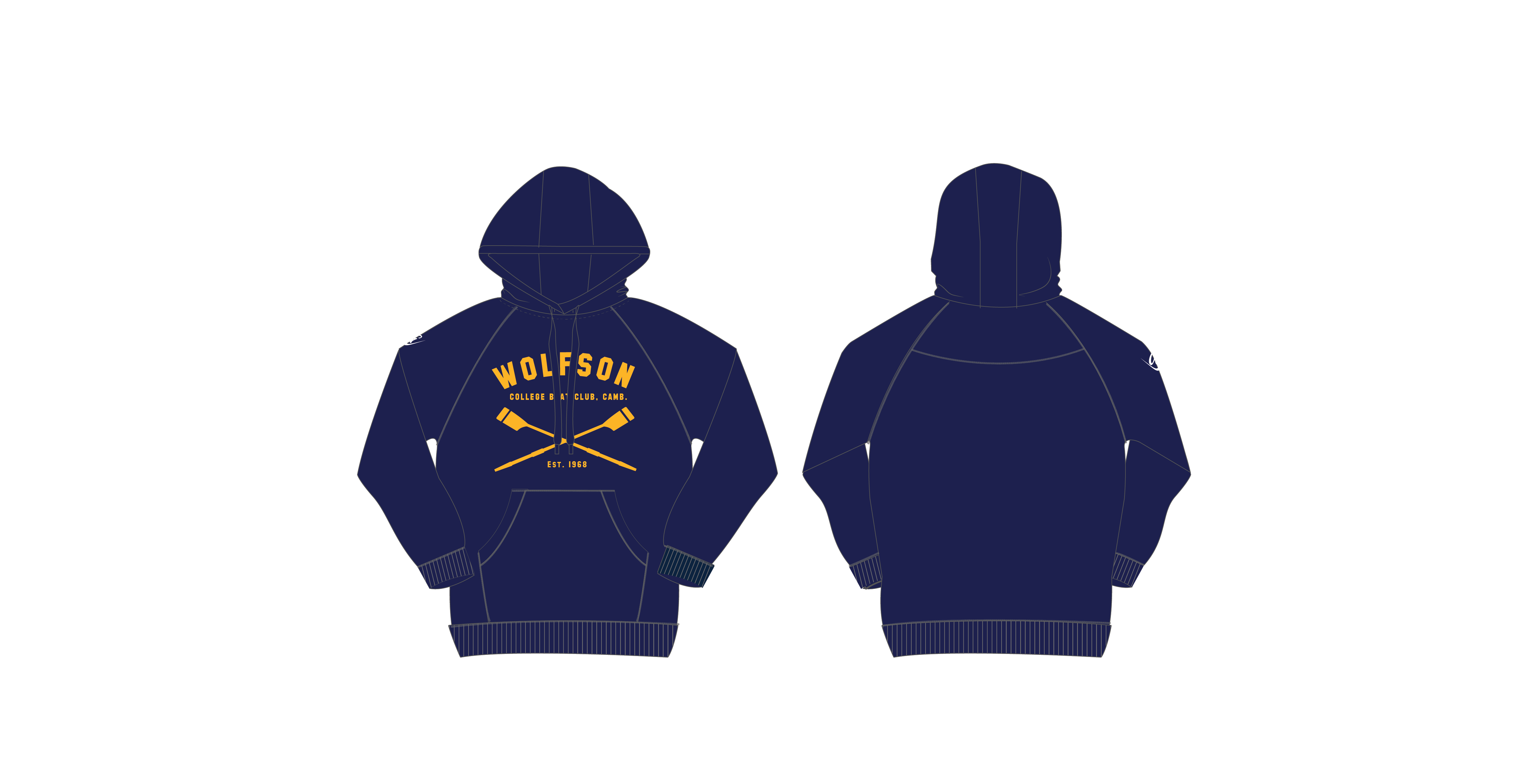 Navy - Classic Hoodie