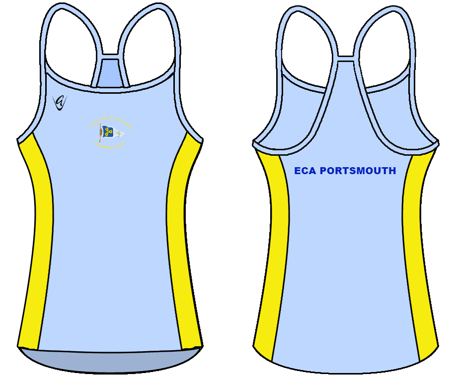 Sky - Custom Strappy Singlet