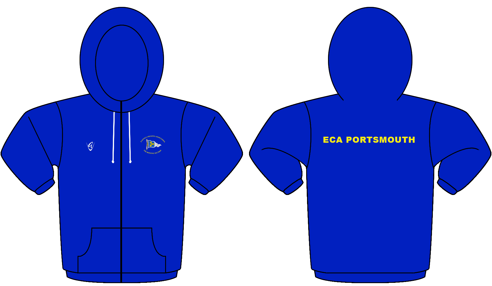 Royal - Zip Hoodie