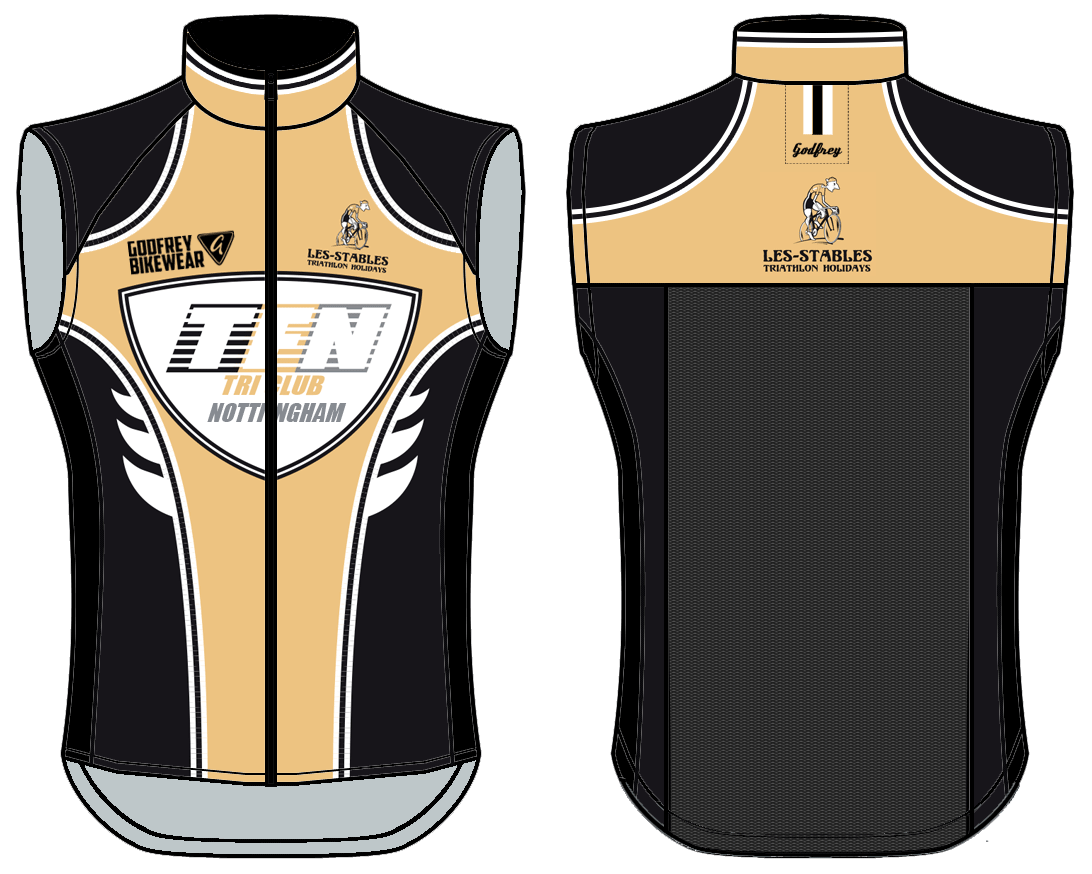 Custom Full-Zip Cycling Gilet (Unlined)