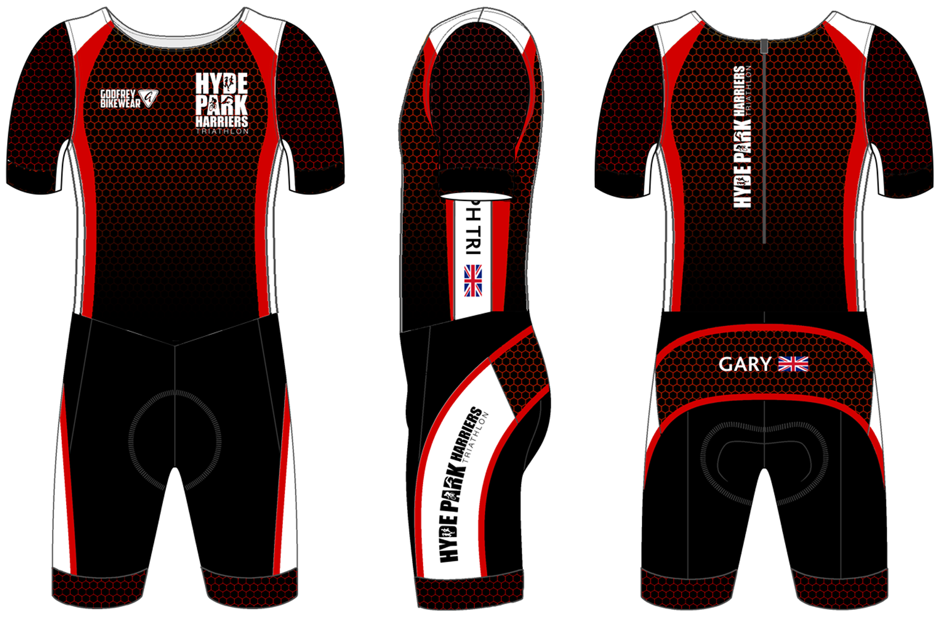 Custom Short Sleeve Triathlon Suit