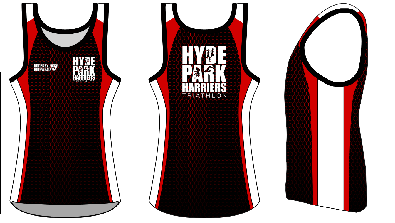 Black - Custom Running Vest