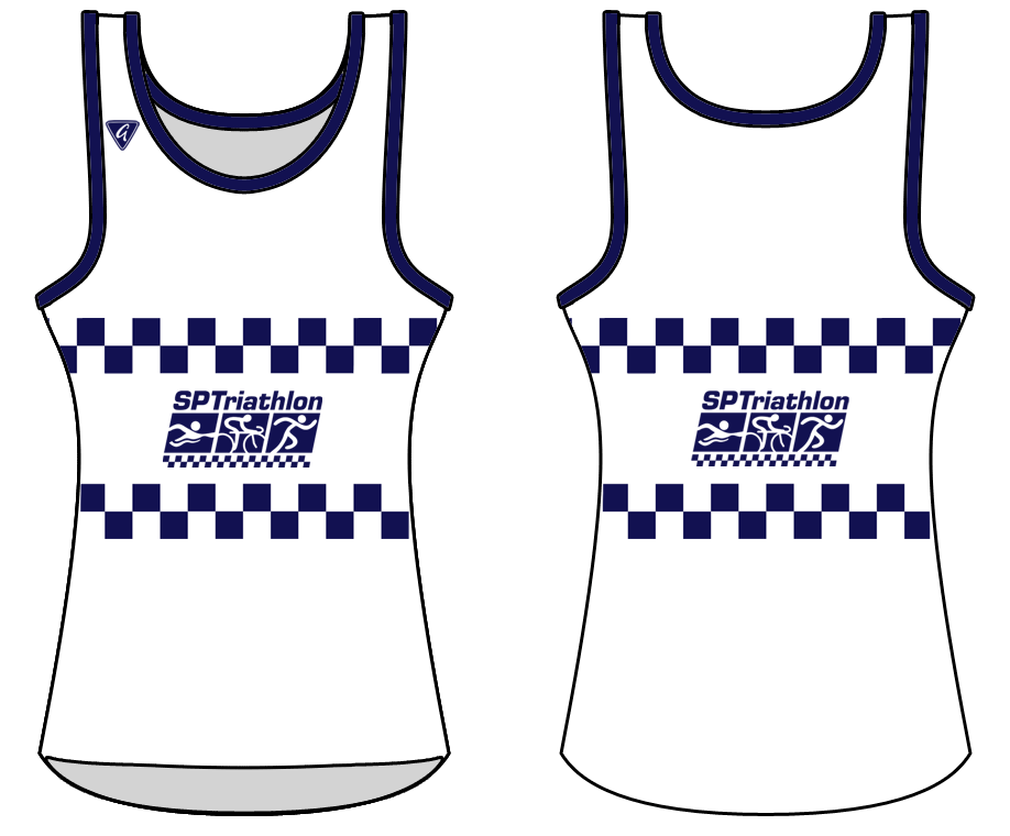 White - Custom Running Vest