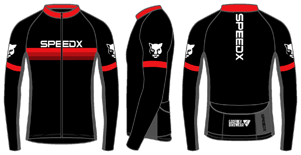 Custom L/S Full-zip Cycling Jacket (mesh lining)