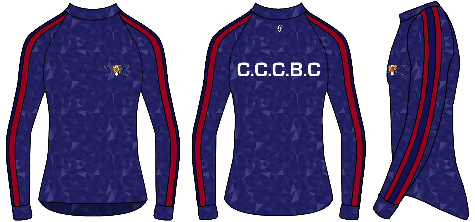 CCCBC Logo - Custom Performance Tee LS