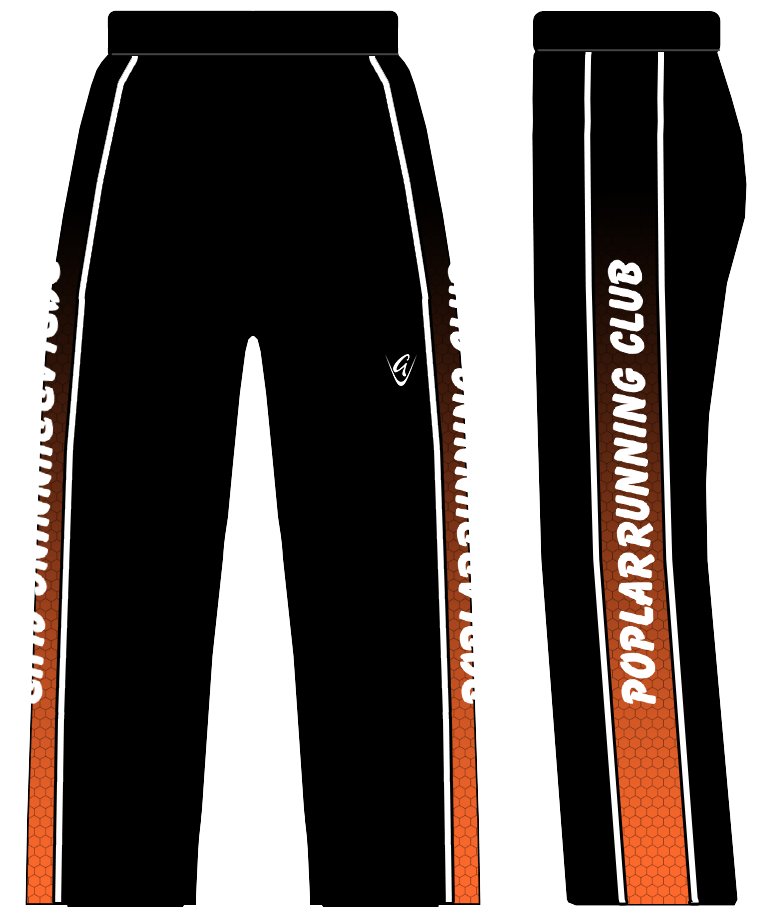 2-White Piping - Custom Trackies