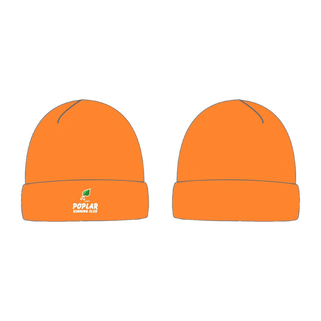 Fluorescent Orange - Pull On Beanie