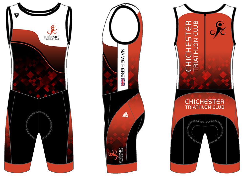 Black Vest - Custom Triathlon Suit