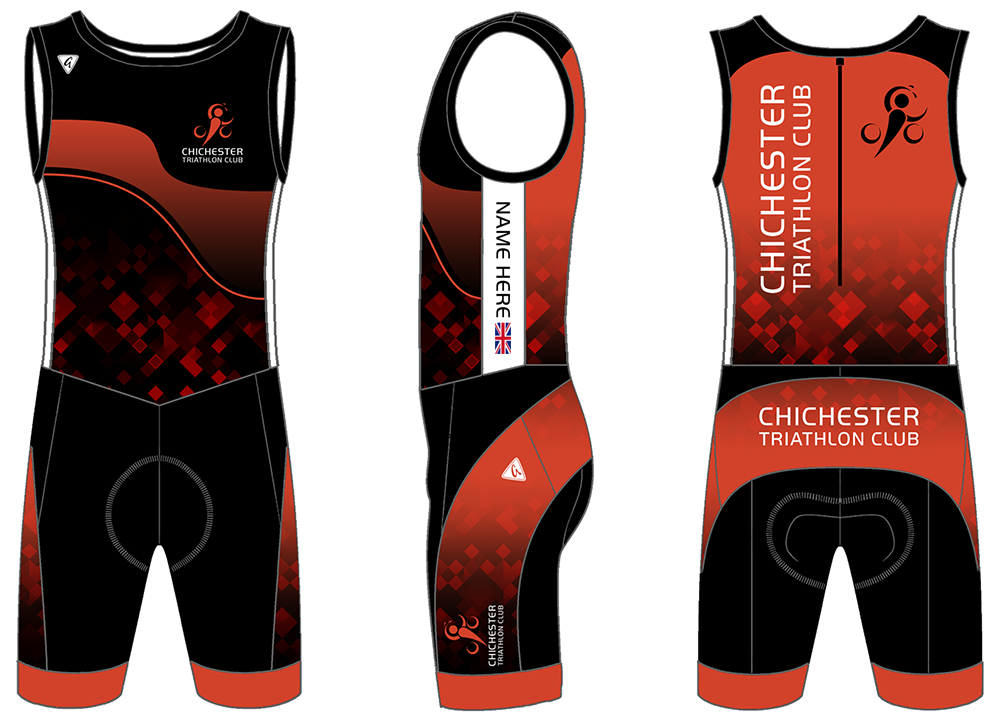 White Vest - Custom Triathlon Suit