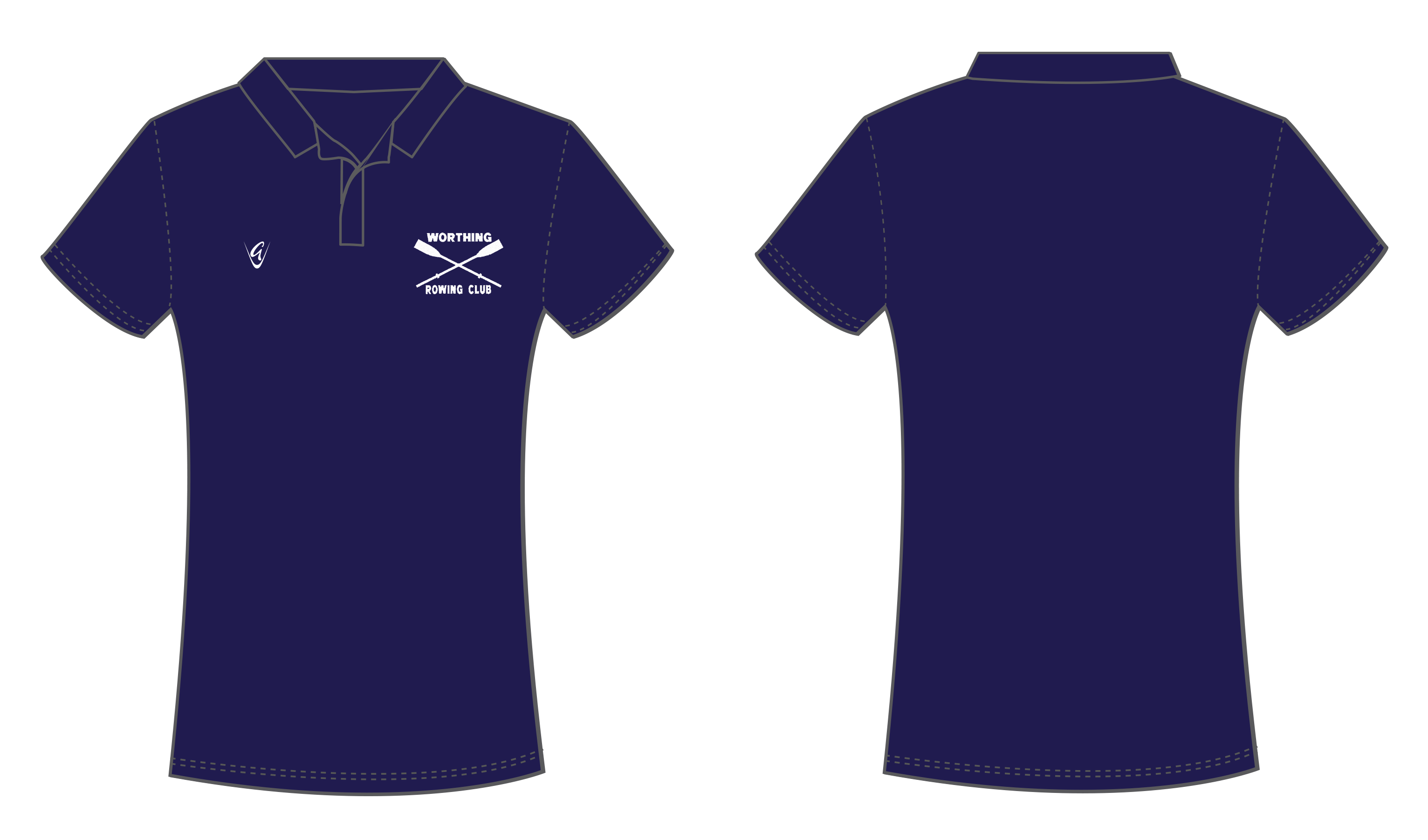 Navy - Ladies Classic Polo