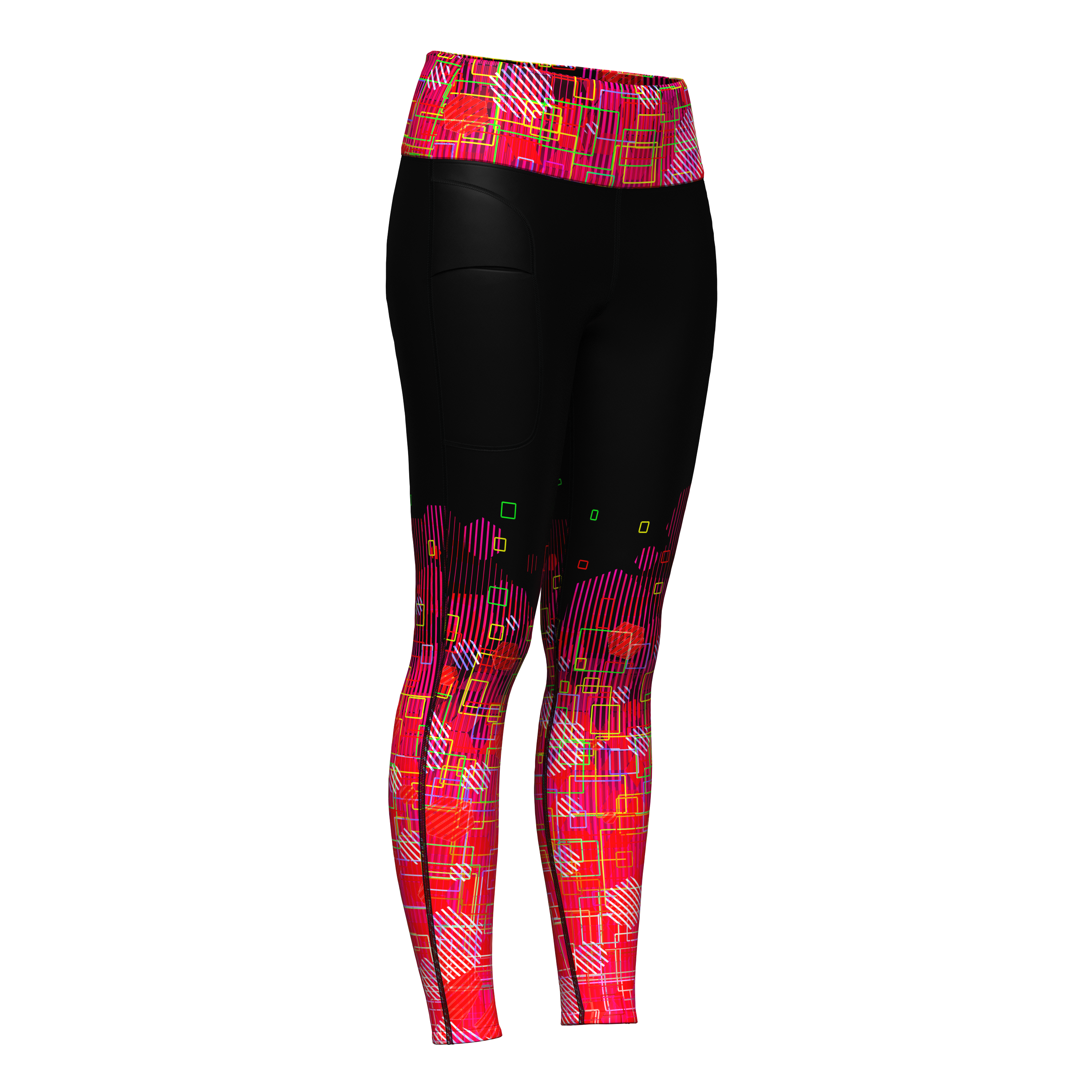 Ladies Lifestyle Leggings - Electric Scarlet