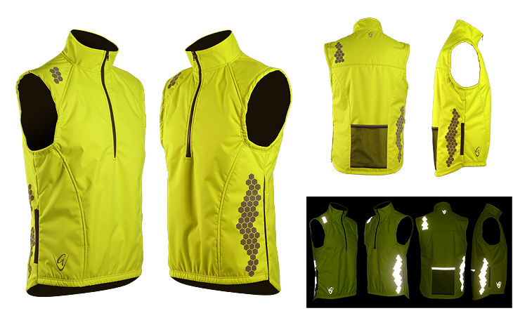 Be Seen Gilet Honeycomb