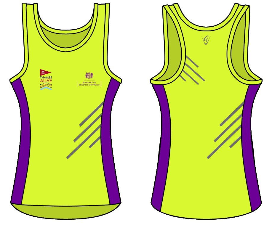 Be Seen Racer Back - Custom Singlet