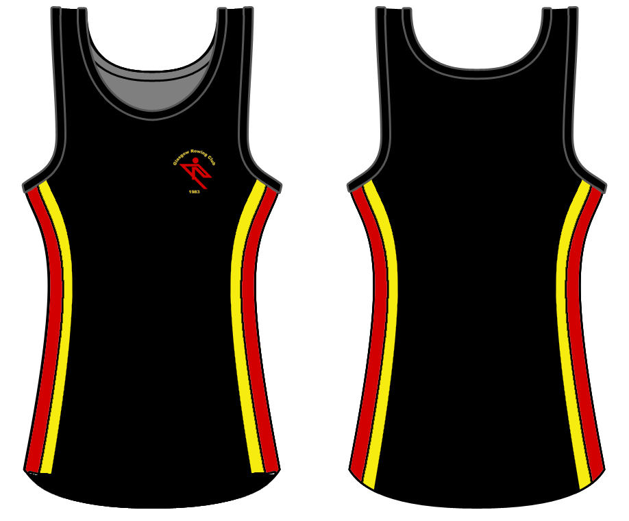 Black - Custom Singlet