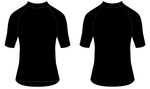 Black - Performance Tee SS Plain