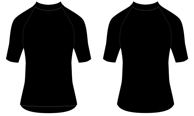 Black - Performance Tee SS Plain