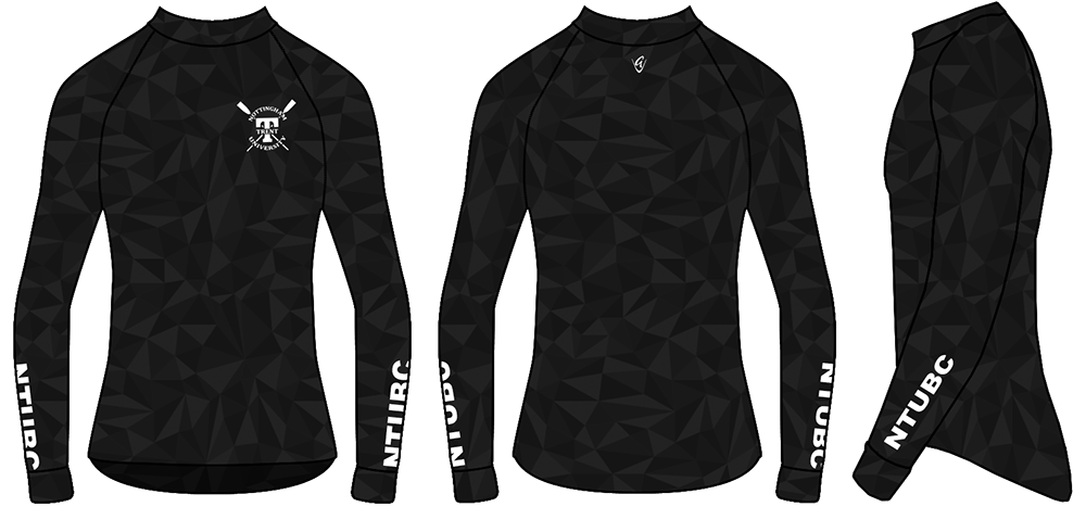 Black Pattern - Custom Performance Tee LS