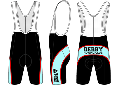 Cambridge Blue - Custom Cycling Bib Shorts