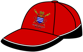 Red with black trim - Teamwear Cap