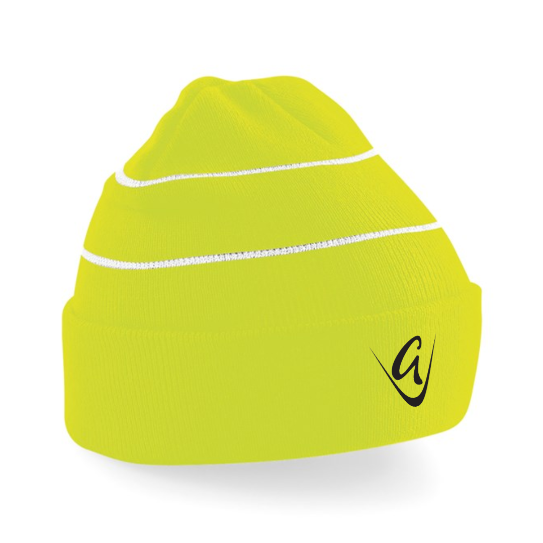 Fluorescent Reflective Cuff Beanie