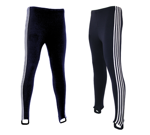 Classics Navy/White Leggings with Stirrups