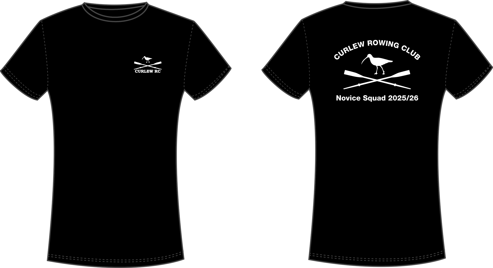 Cool Tee NOVICE 2025/26 Black - White Back Print