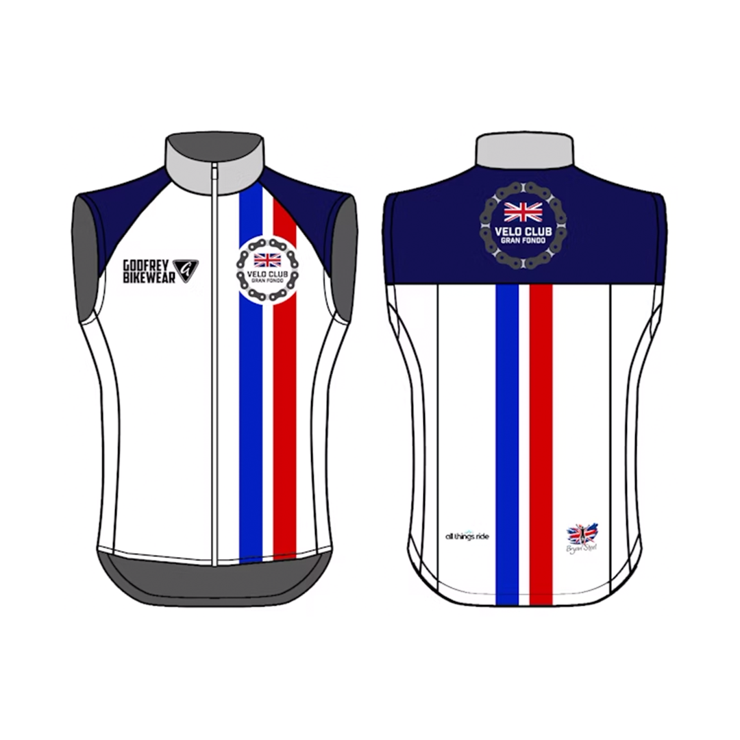 Custom Full-Zip Cycling Gilet (Unlined)