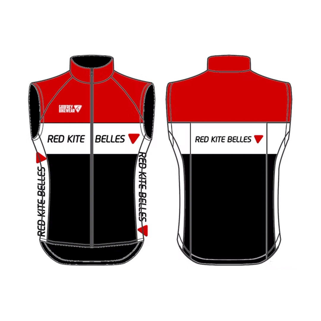 Custom Full-Zip Cycling Gilet (Unlined)