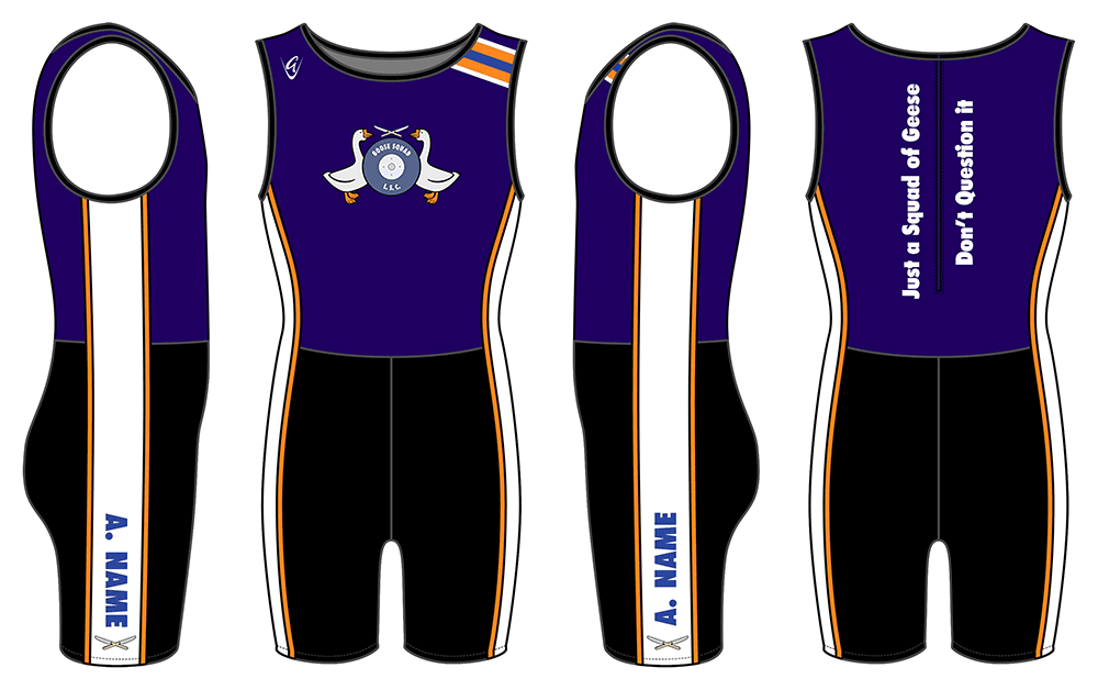 Design 1 - Custom Weightlifting Suit