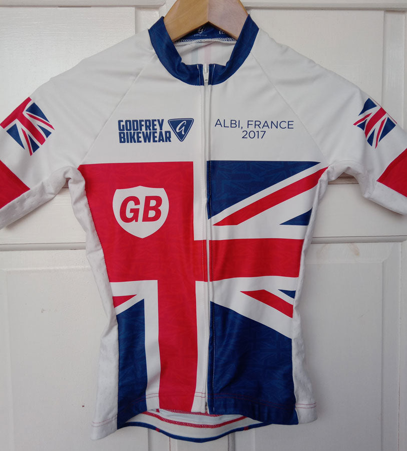 2017 GB Masters Custom S/S Elite Full-Zip Cycling Jersey