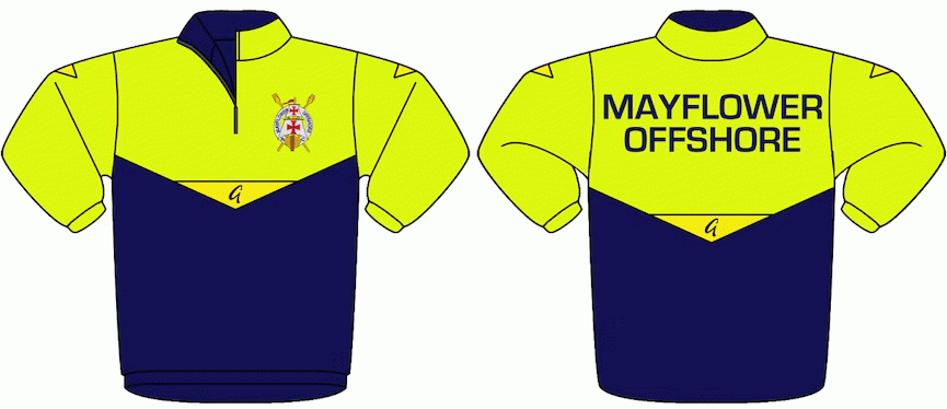 Custom G2 Splash Jacket - Mayflower Offshore Rowing Club - Godfrey