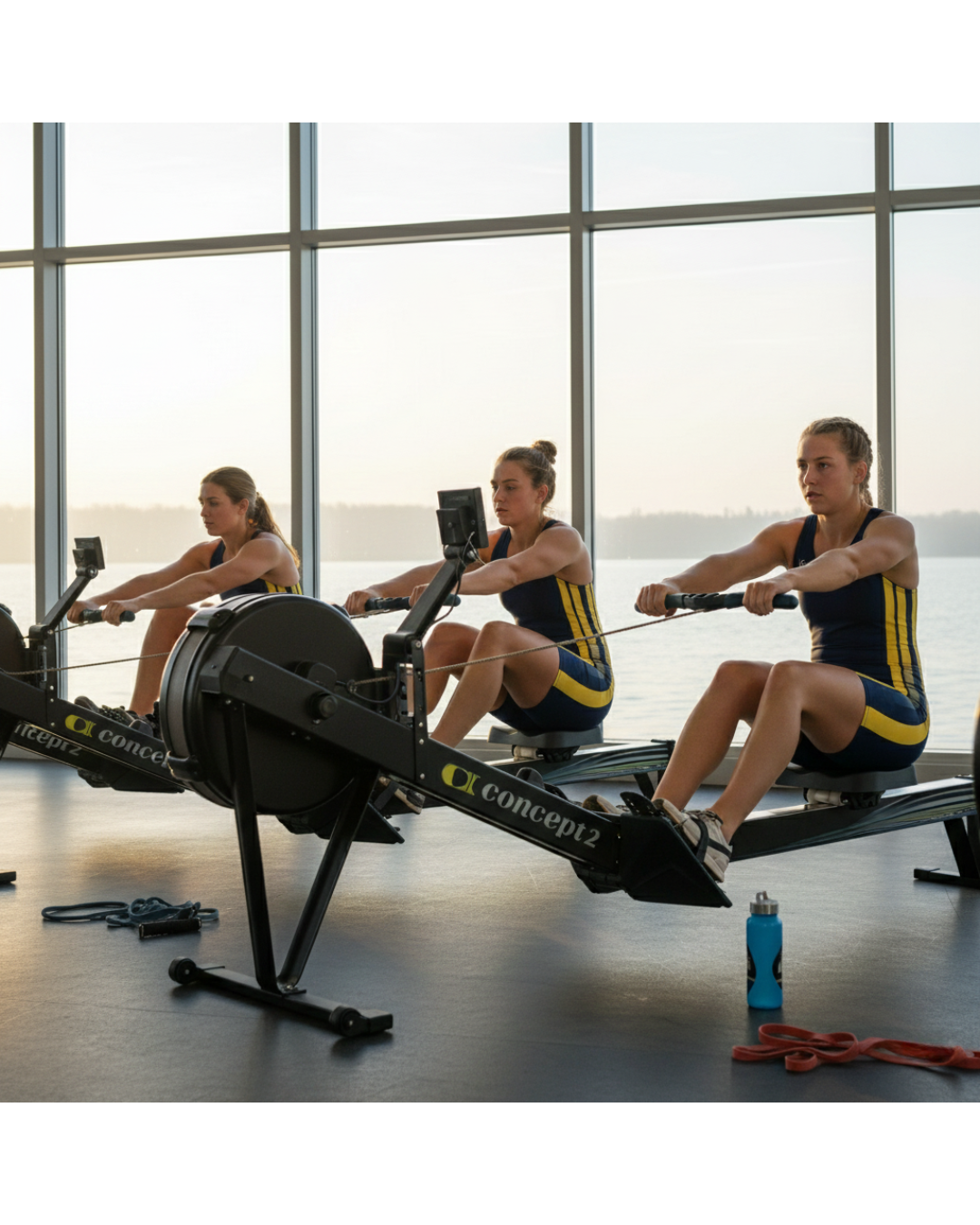 LE Sport Stripe Navy-Yellow AIO - Limited Edition