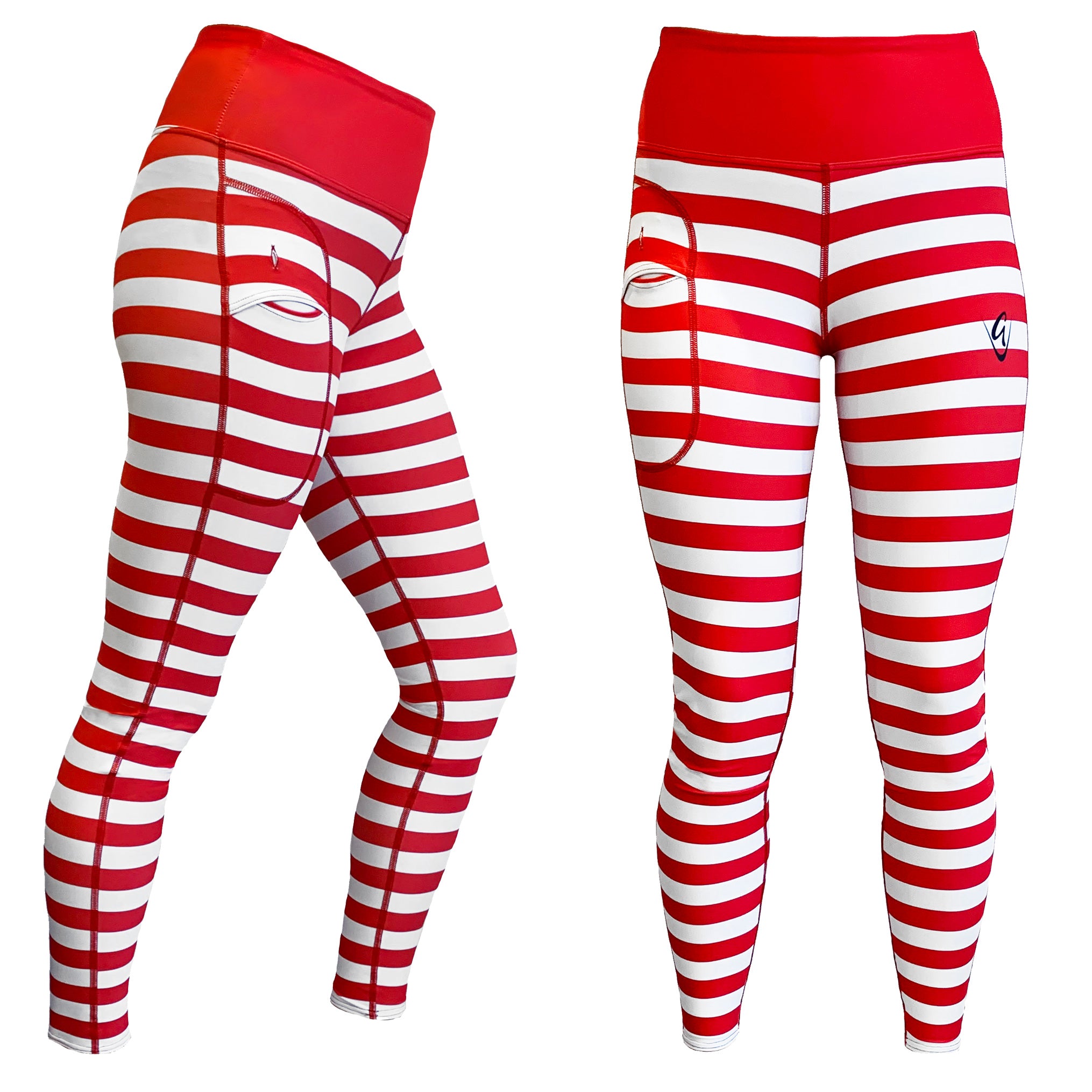 Ladies Lifestyle Leggings - Stripy