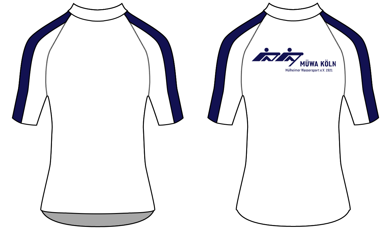 White - Performance Tee SS Stripe