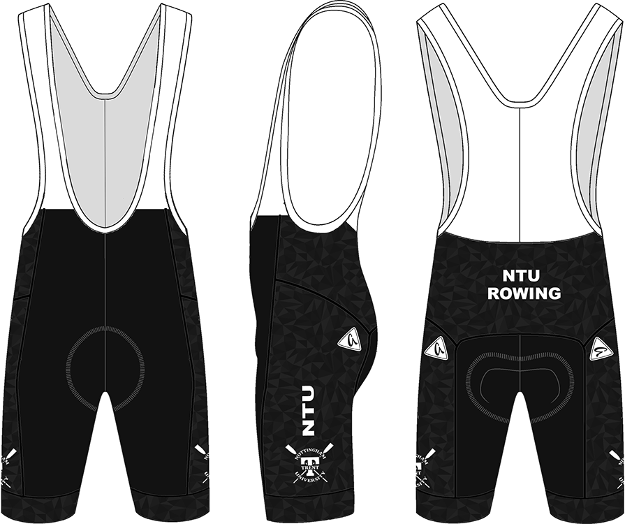 Plain Black - Custom Elite Cycling Bib Shorts