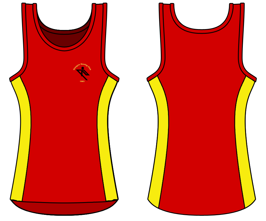 Red - Custom Singlet