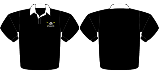 Black - Classic Rugby Shirt