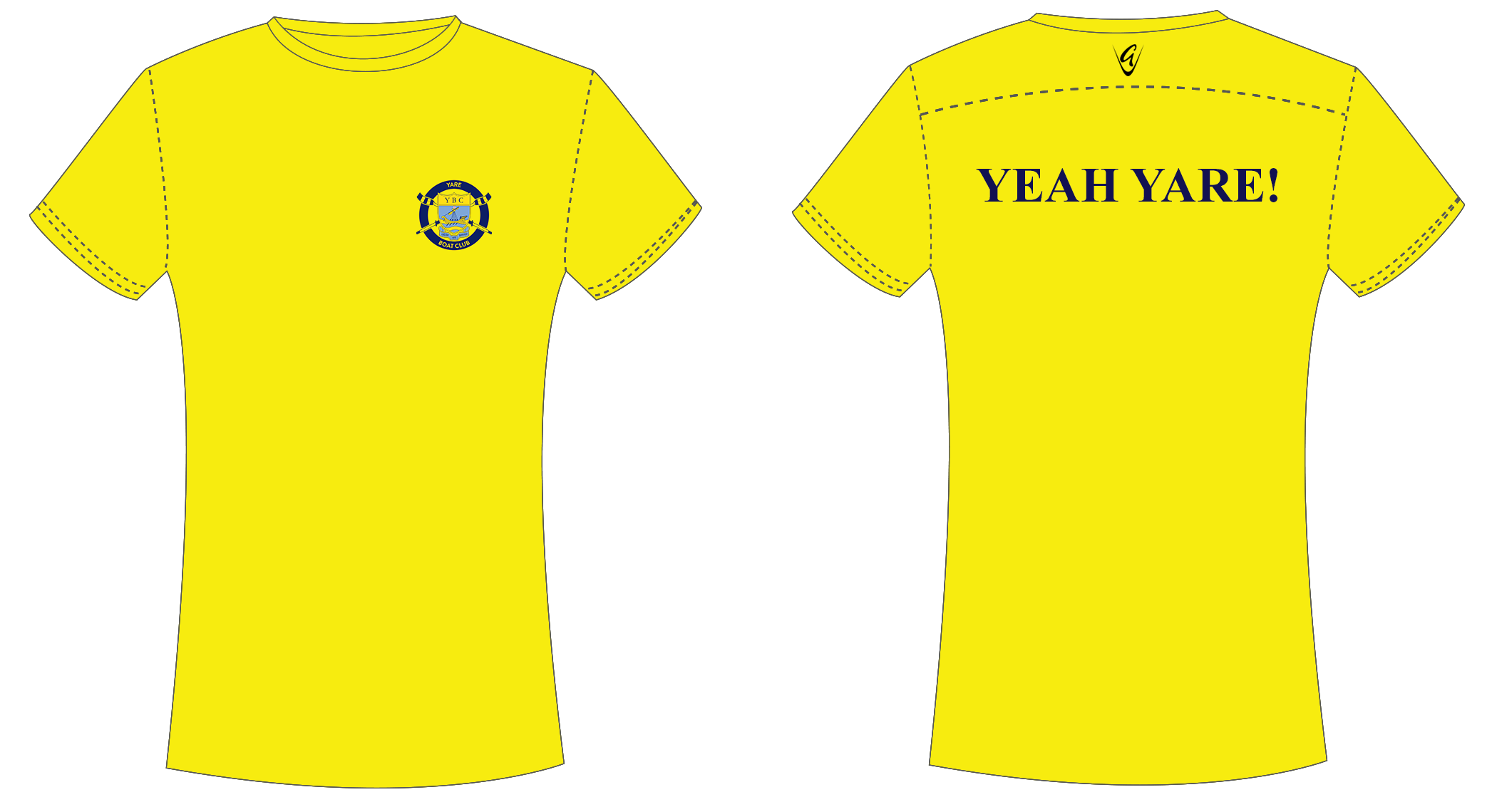 Yellow - Ladies Cotton Tee
