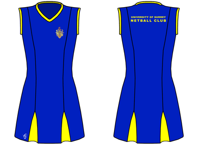 With Velcro - Godet Netball Dress (Sleeveless)