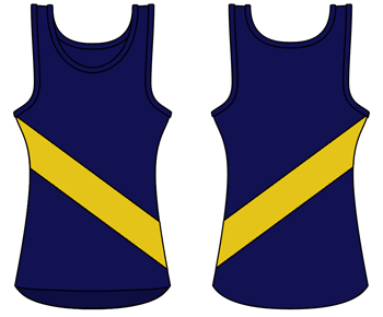 Custom Singlet - Burway Rowing Club - Godfrey