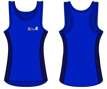 Royal - Custom Racerback Singlet