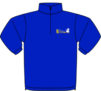 Royal Blue - Zip Neck Fleece