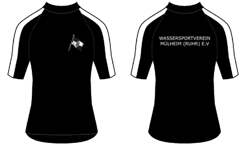 Black with club text on the back - Custom Performance Tee SS