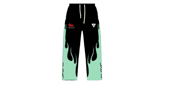 Flame - Custom Tracksuit Bottoms