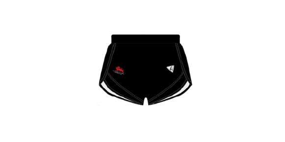 Black - Custom Running Shorts