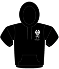 Black with logo on the back - Classic Hoodie