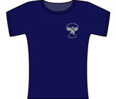  - Navy - Ladies Cotton Tee