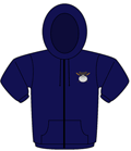  - Navy - Zip Hoodie